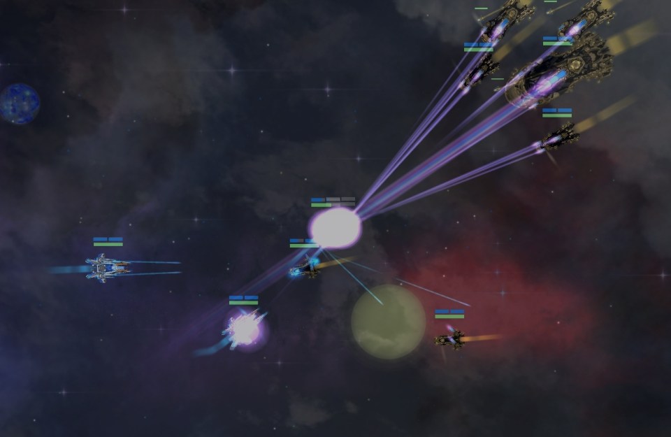 With a better "fading" beam effect. :)